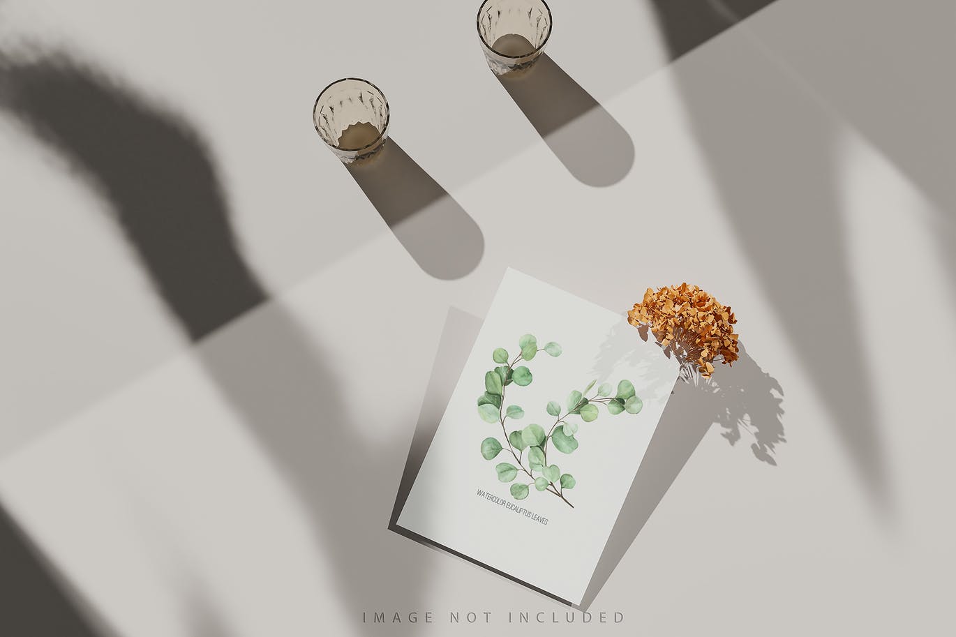 传单纸张设计样机模板