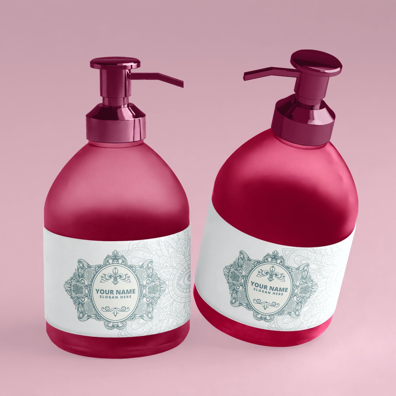 肥皂沐浴露瓶包装设计样机