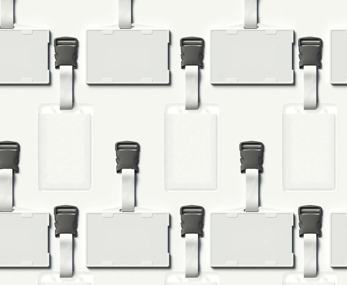 企业工牌设计样机