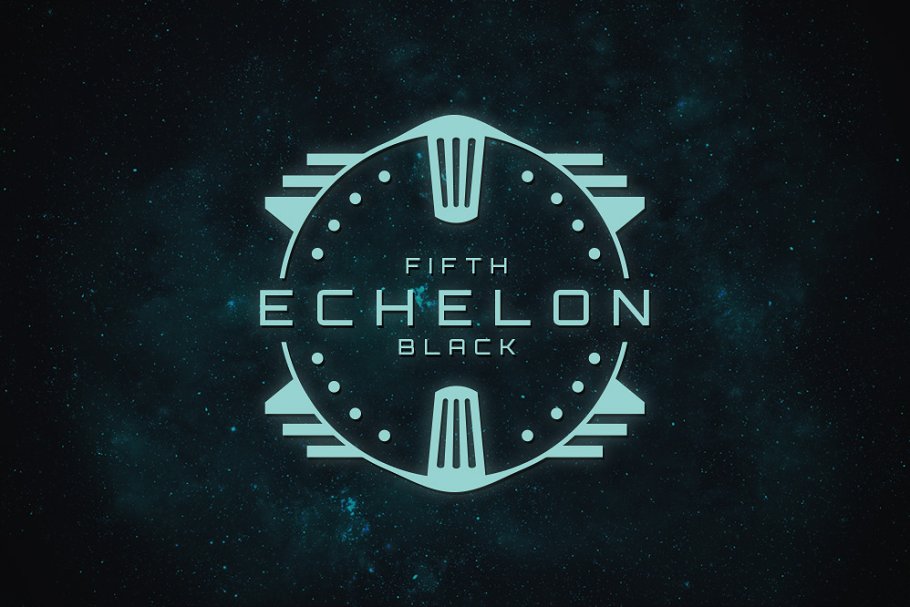 18个科幻logo徽章模板