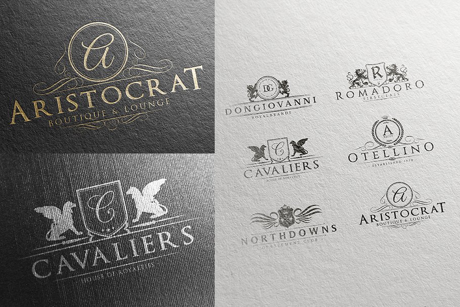 纹章徽章logo素材 Heraldic Crest Logos Vol.5