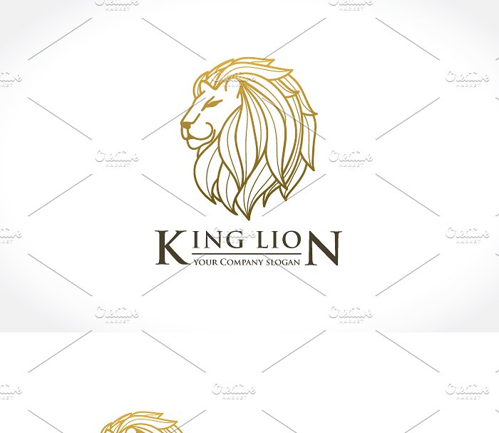 狮子logo素材 Lion