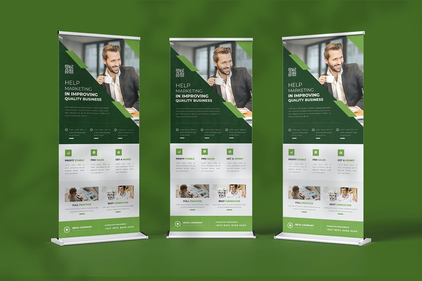 多用途的高品质X展架门型架易拉宝设计模板-AI、EPS、PSD