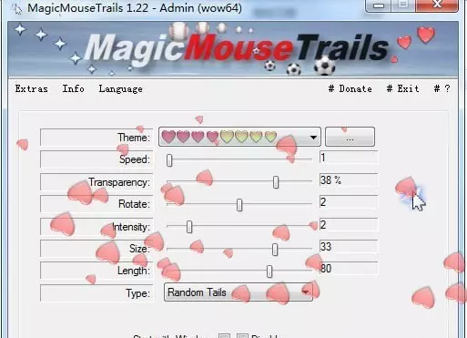 MagicMouseTrails鼠标轨迹自定义鼠标拖尾工具软件下载 MagicMouseTrails鼠标轨迹自定义鼠标拖尾工具软件下载
